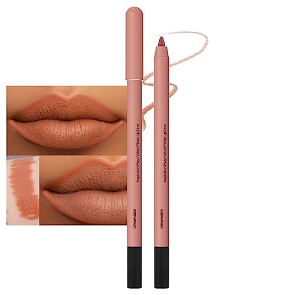 Rosarden Matte Nude Lip Liner – Cream Lip Liner Pencil