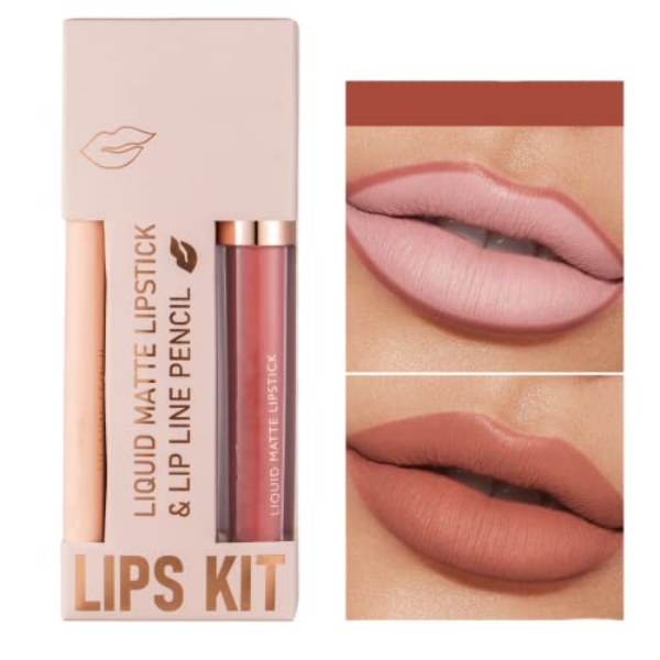 Rosarden Lip Liner and Lipstick Set, Lip Liners, Matte Lip