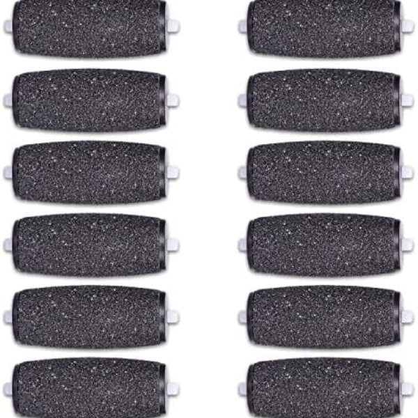 12 Extra Coarse Replacement Roller Refill Heads Compatible with Amope