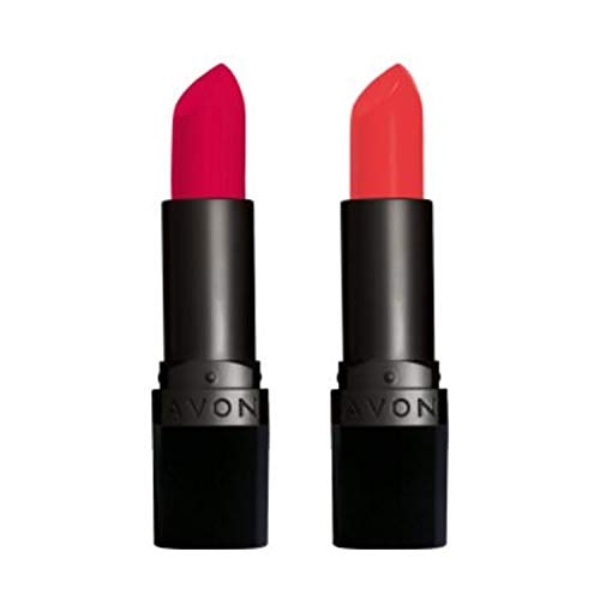 Avon True Color Perfectly Matte Lipstick combo (Ruby Kiss +