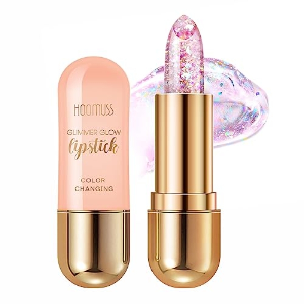 Glimmer Balm, Tinted Lip Balm Long Lasting PH Lipstick, Color