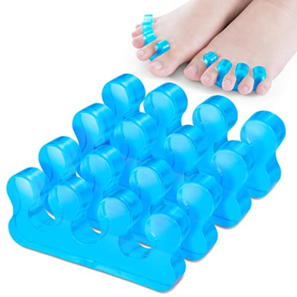 Molain 4Pcs Toe Separators Pedicure,Pedicure Toe Separators,Repeatable Washable Toenail Dividers,Toe