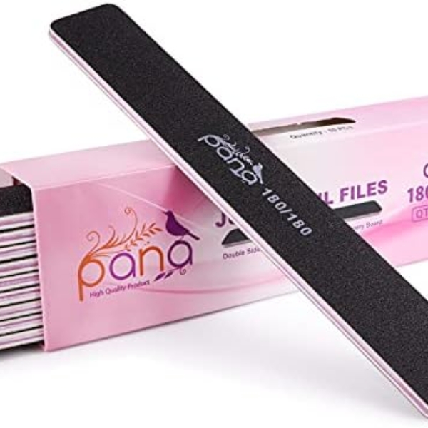 PANA Jumbo Double-Sided Emery Nail File for Manicure, Pedicure, Natural,