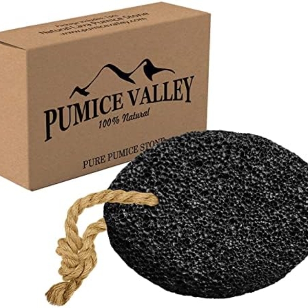 Pumice Stone – Natural Earth Lava Black – Callus/Corn Remover